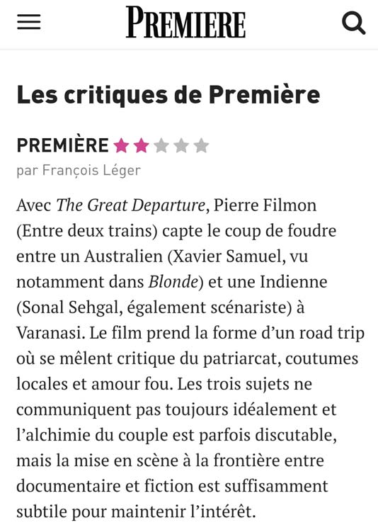 Premiere - Pierre filmon